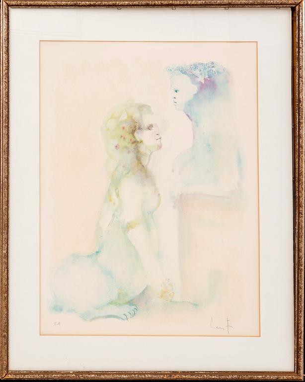 Leonor Fini, two lithographs in colours signd and numbered EA.