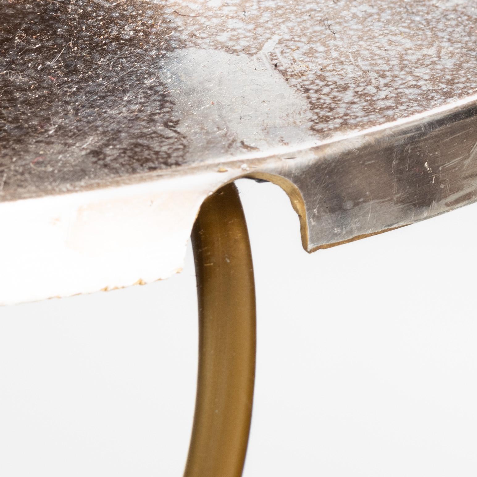 Elis Bergh, a Swedish Grace silver plated floor lamp, C.G Hallberg, Stockholm 1920s-1930s.