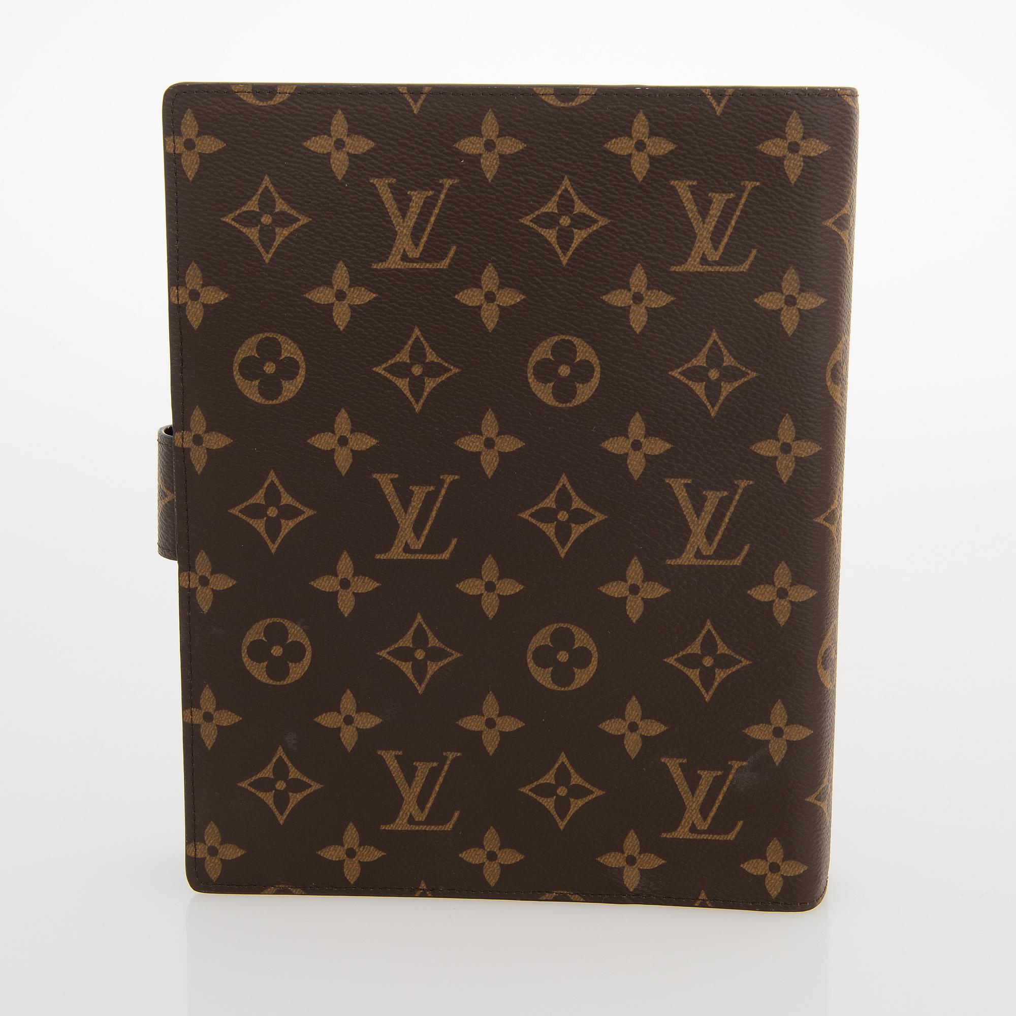 Louis Vuitton, "Large Ring Agenda Cover", kalenderfodral.