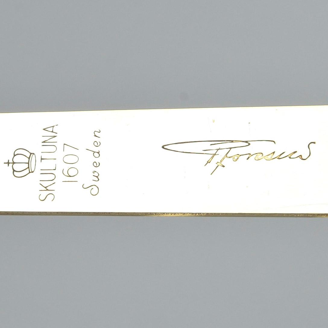 VÄGGLJUSSTAKAR, 4 st. Mässing. "Pendel", Pierre Forsell, Skultuna, Sverige, 1900-talets andra hälft.