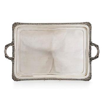 Wojciech Jastrzębski, a silver tray, 12L, Vilnius, Lithuania 1794 –1822.