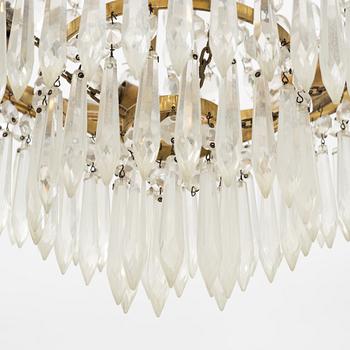 An Empire style chandelier from around the year 1900.