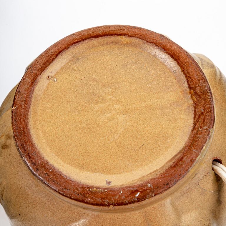 An Anna-Lisa Thomson ceramic table lamp for Uppsal Ekeby mid 1900s.