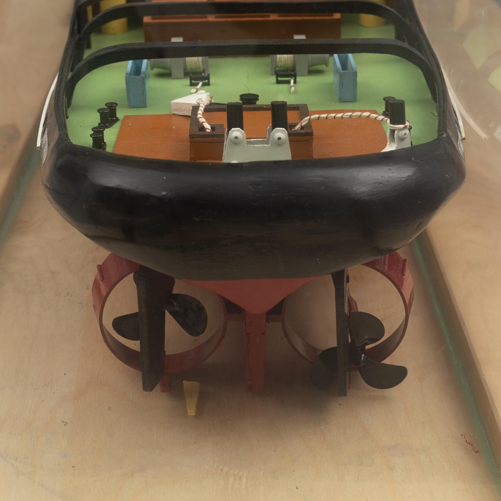 A "Smit Rotterdam" boat model, second half of the 20th century.