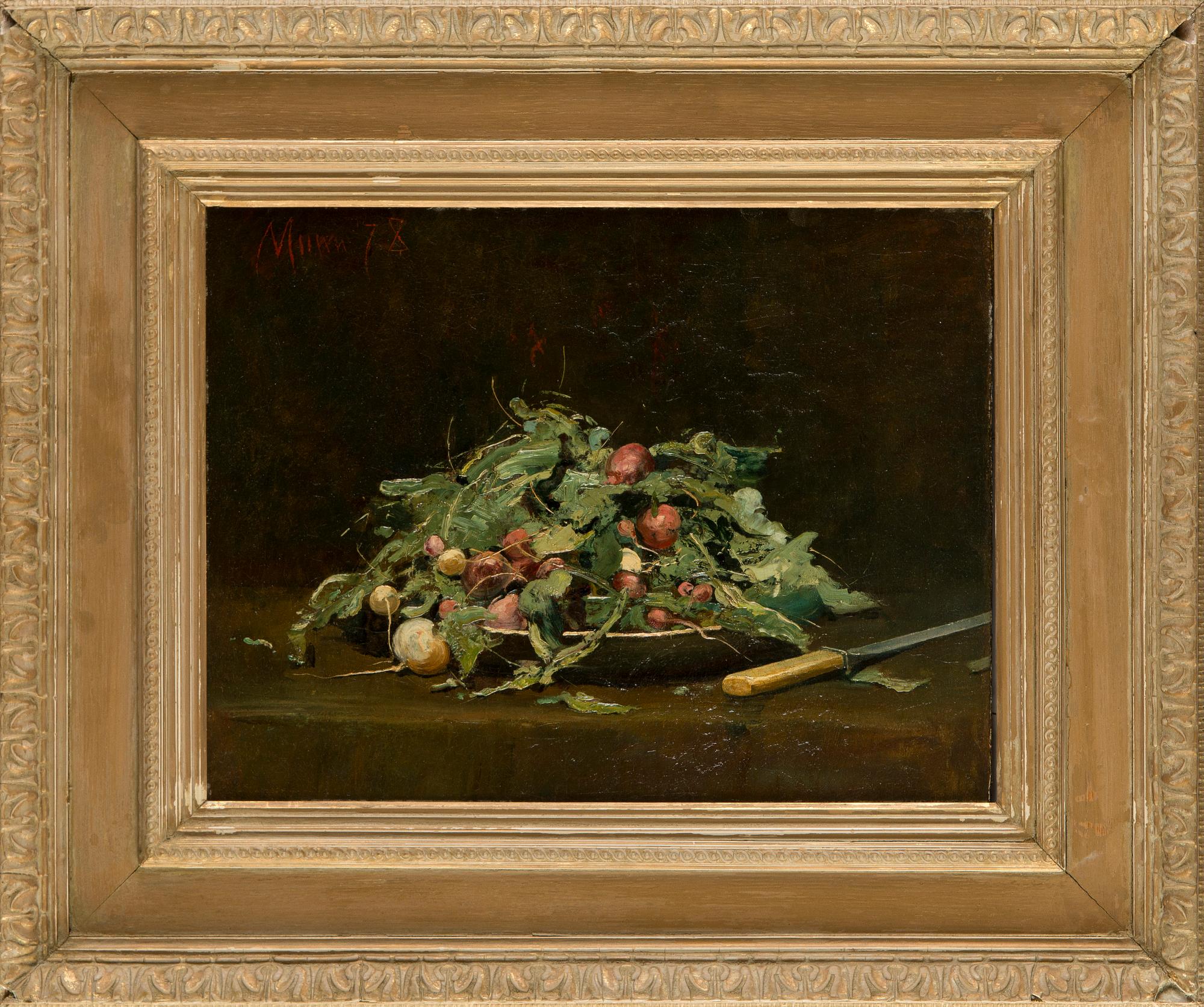 Unknown artist, 19th century, Still Life with Vegetables.