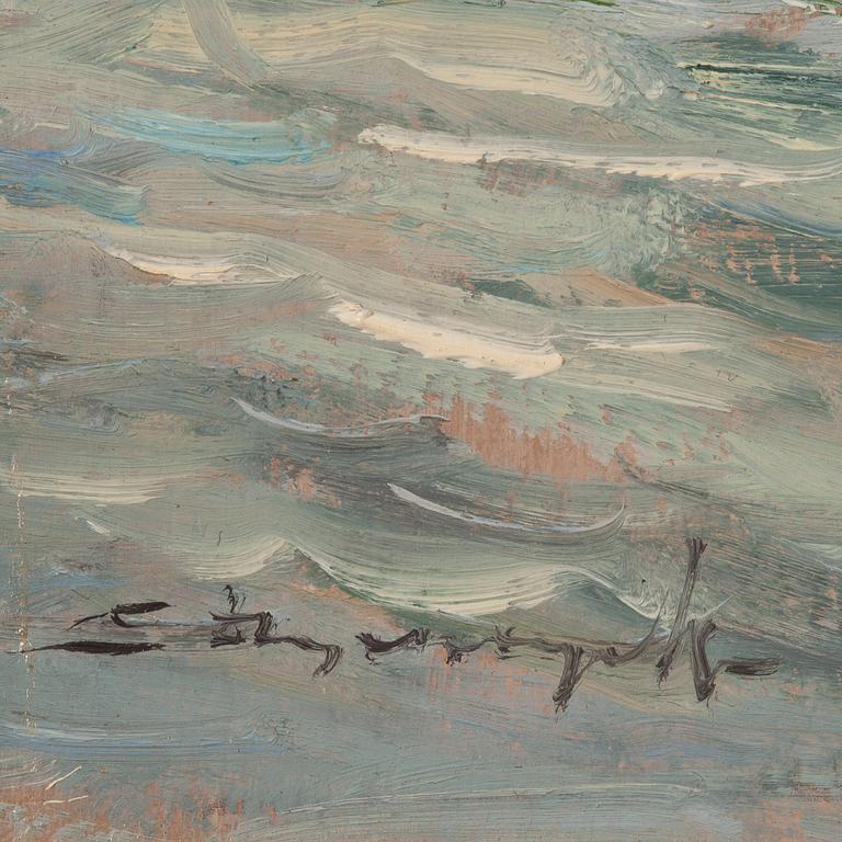 EUGENIUSZ DZIERZENCKI, 2 st. Olja på kartong, signerad.