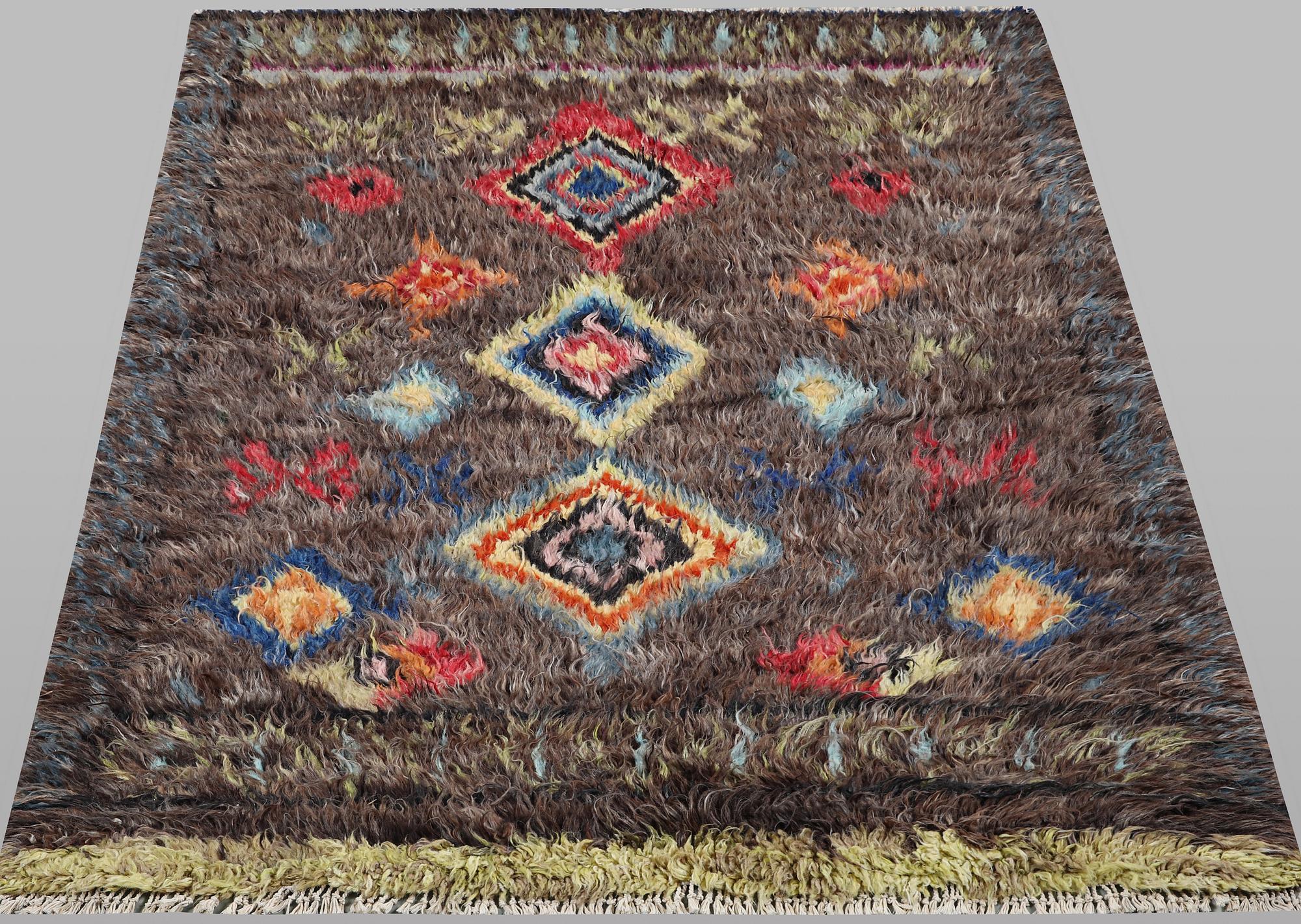 A rug, Gabbeh Golsang, ca 235 x 162 cm.