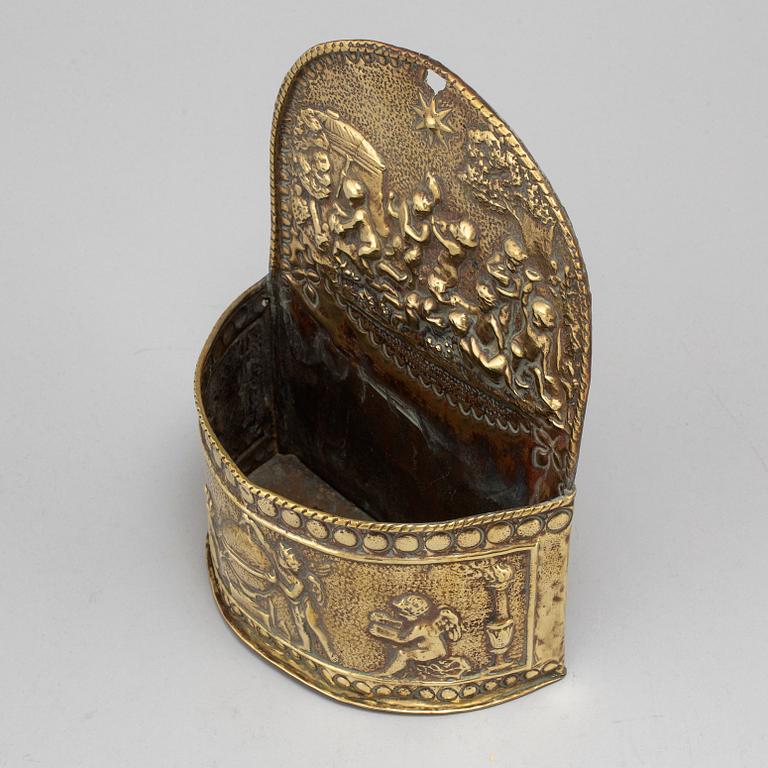 BESTICKHÅLLARE, mässing, 1700-/1800-tal.