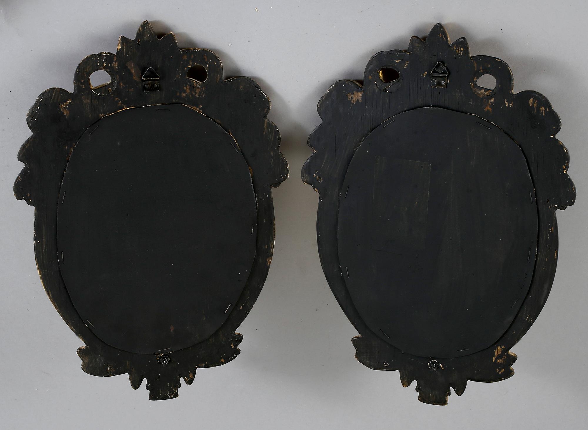 LAMPETTER, ett par, gustaviansk stil, 1900-tal.