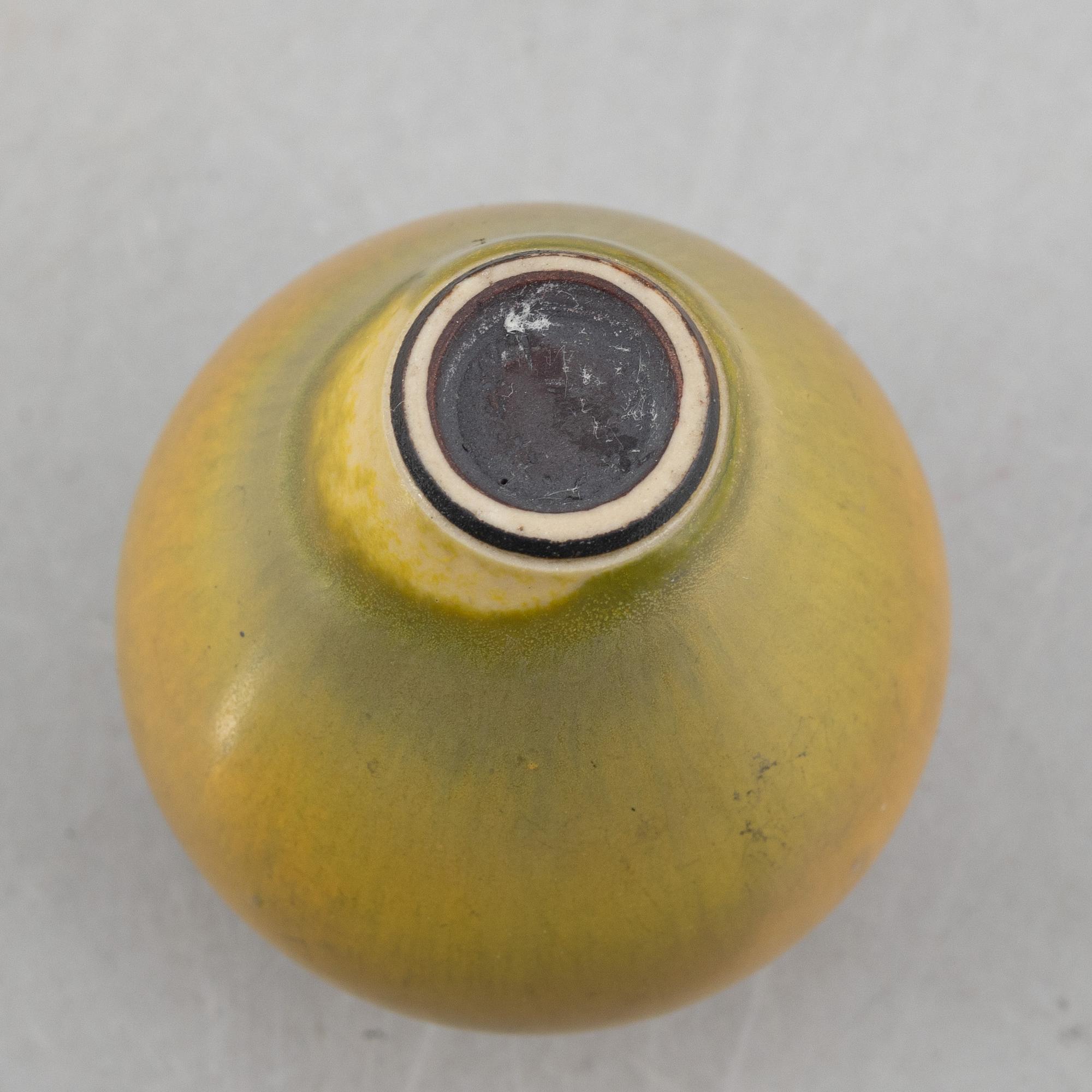 Berndt Friberg, two stoneware vases, Gusatvsbergs studio.