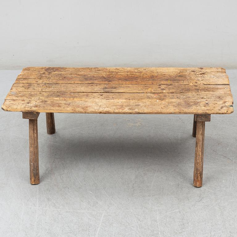 A 19th century folk art table.