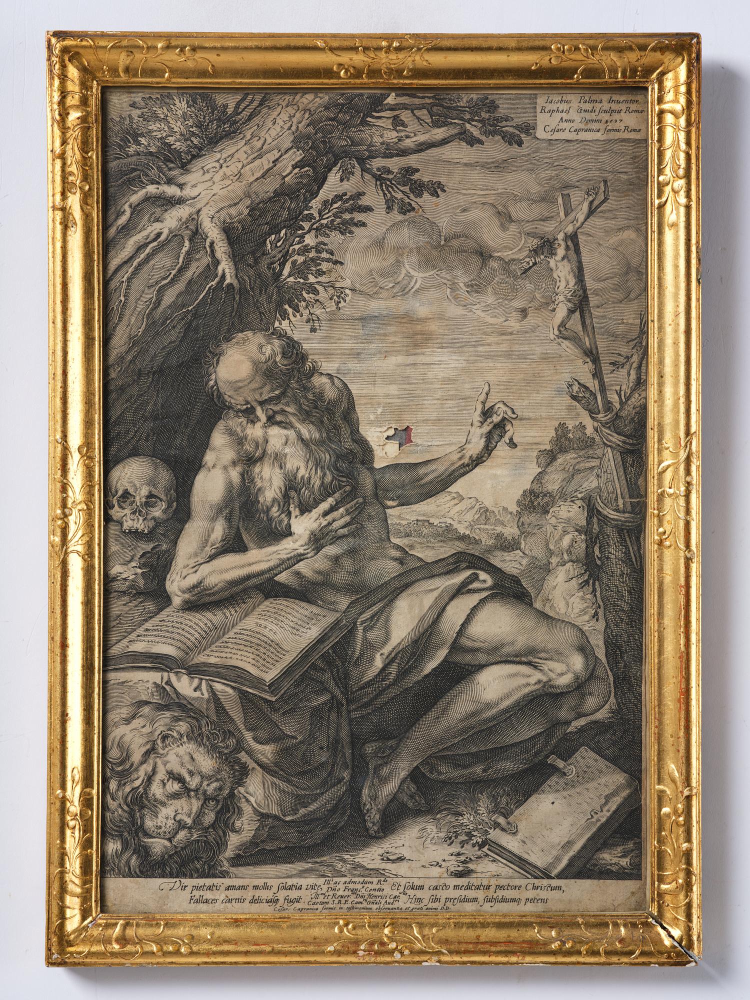 A Swedish rococo giltwood frame, later part 18th century.