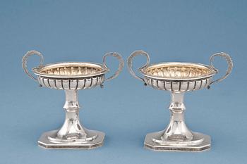 389. A PAIR OF SALT CELLARS.