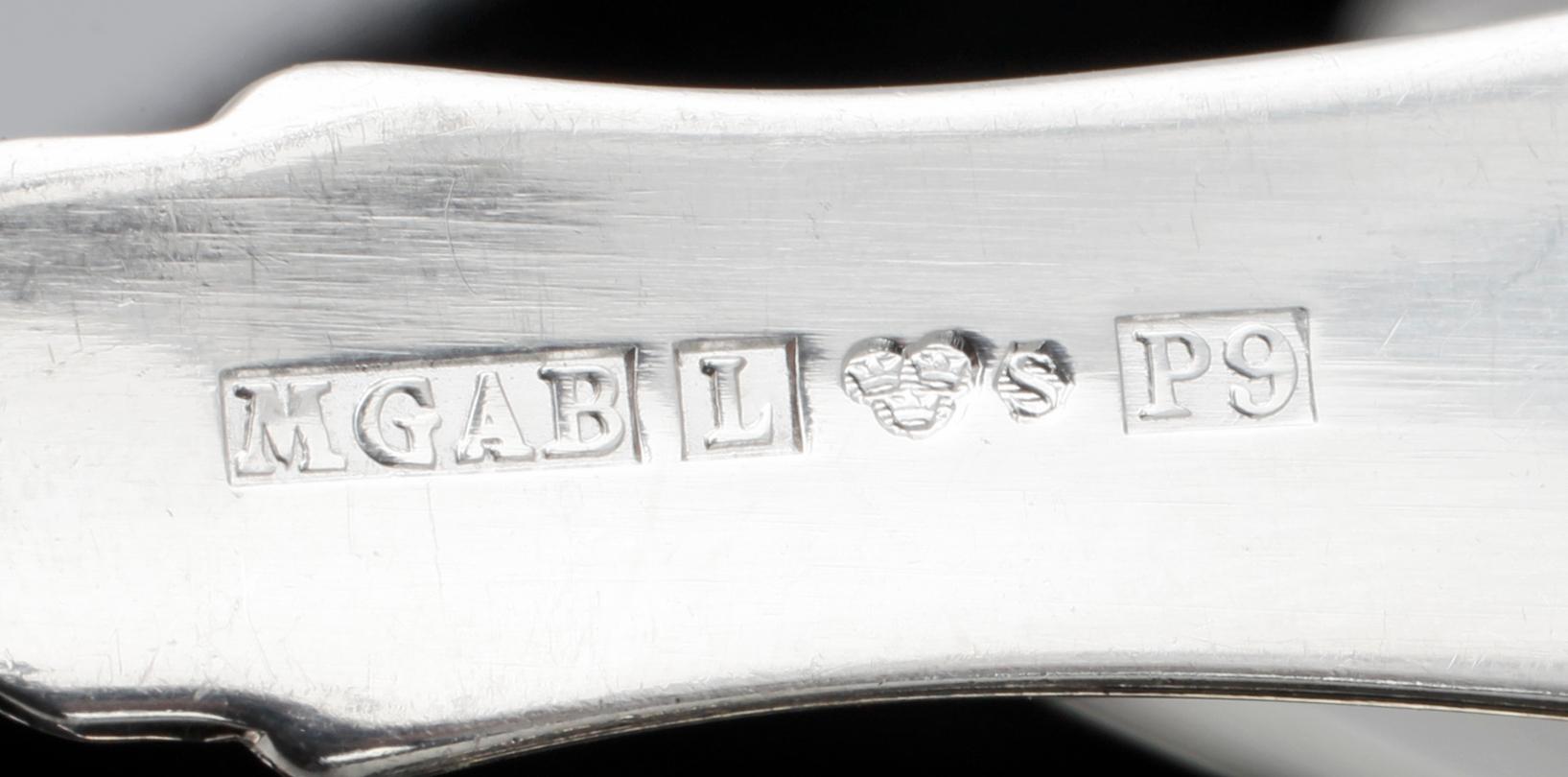 BESTICKSUPPSÄTTNING, silver, 105 delar, "Uppsala", MGAB. 1960-tal.