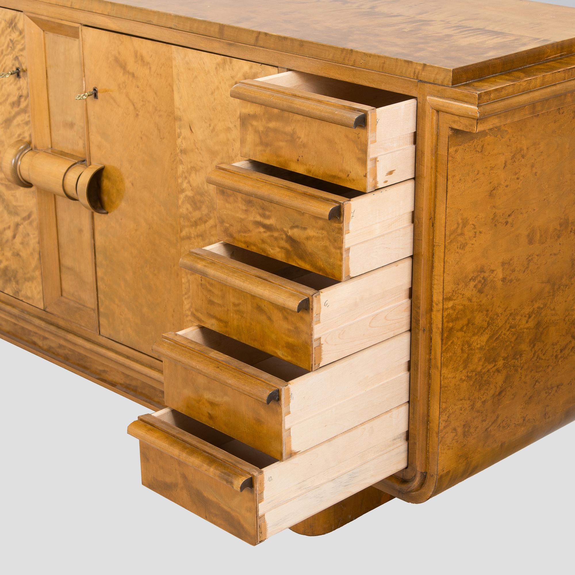 A late 1930s 'Paris' side board /cupboard model 290, Asko, Finland.