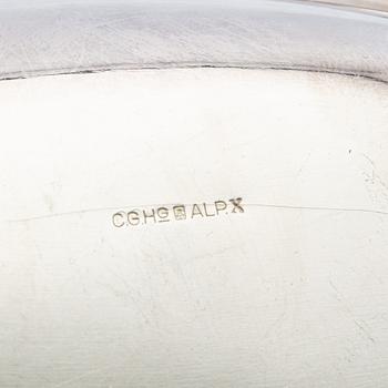 Carafes 3 pcs of silver plate, including CG Hallberg, first half of the 20th century.