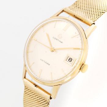 Certina, Certidate, wristwatch, 34 mm.