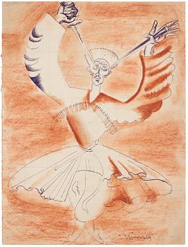 859. Isaac Grünewald, Dancing cossack.