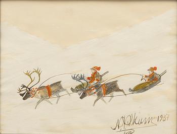Nils Nilsson Skum, Reindeer harness.