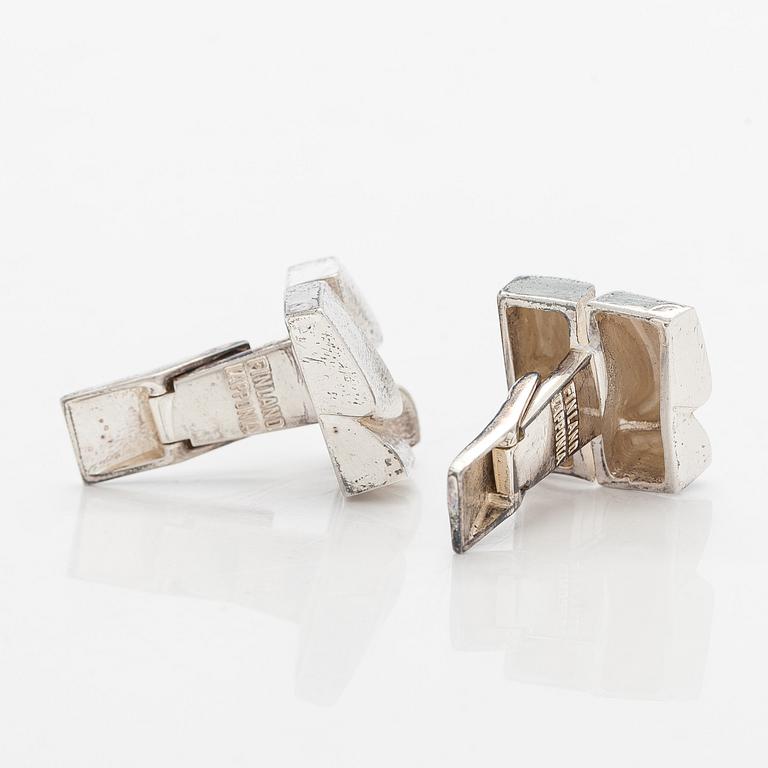 Björn Weckström, manschettknappar, "Polaris", silver, Lapponia 1978.