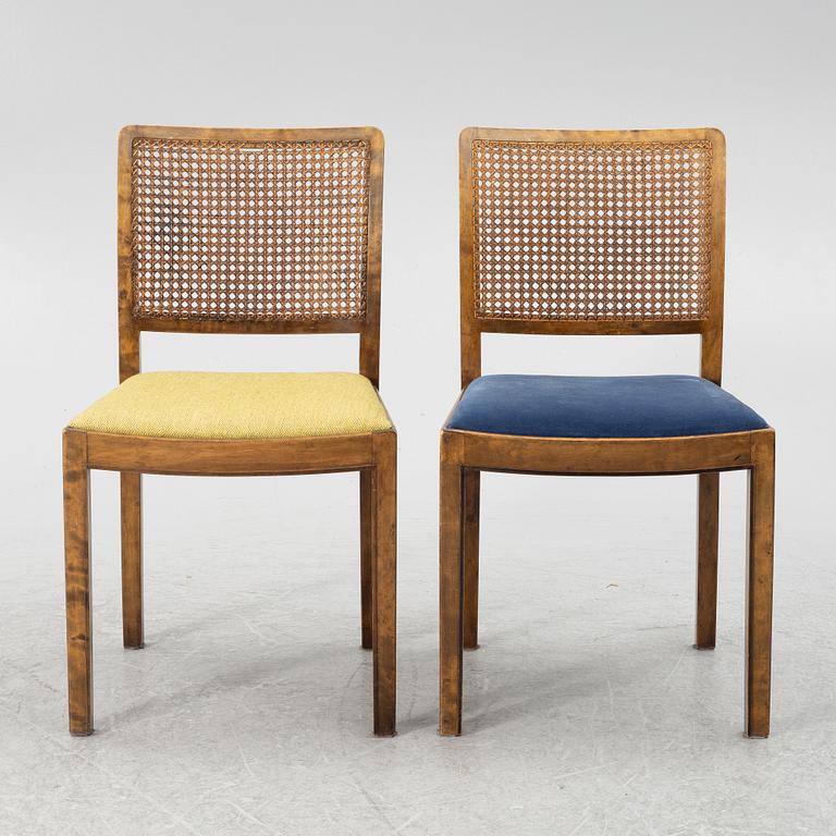 Axel Larsson, a set of three chairs model "952", Svenska Möbelfabrikerna, Bodafors, 1930s.
