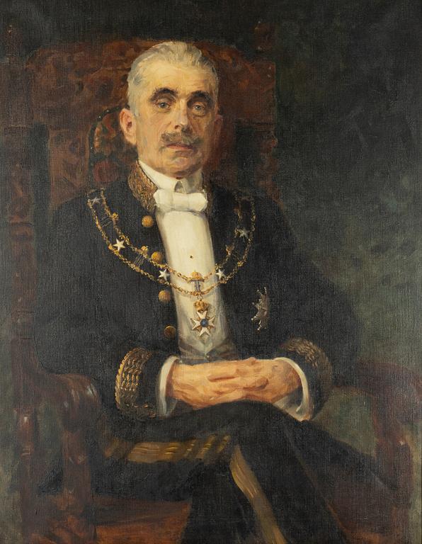 Axel Jungstedt, copy after the Court of Appeal President Berndt Hasselrot (1862-1930).
