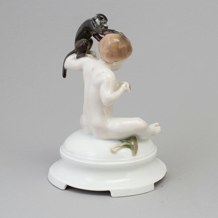 A ROSENTHAL FIGURINE.