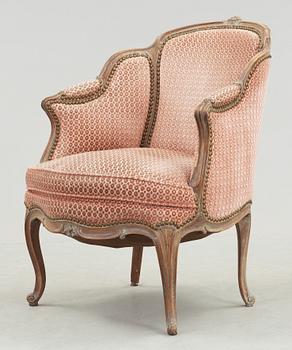 FÅTÖLJ, Louis XV-stil, 1900-talets början.