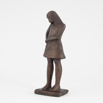 Lisa Larson, skulptur. Brons. Signerad och numrerad. Höjd 27 cm.