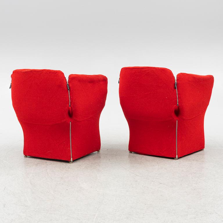 Patricia Urquiola, a pair, of "Bloomy" armchairs, Moroso, 2000s.