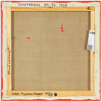 Albert Contreras, oil on canvas. Signed and dated 1968 on verso.