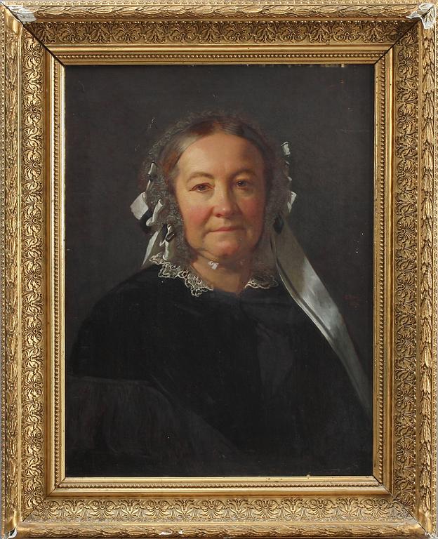 CARL THEODOR STAAF, olja på duk, sign o dat 1859.