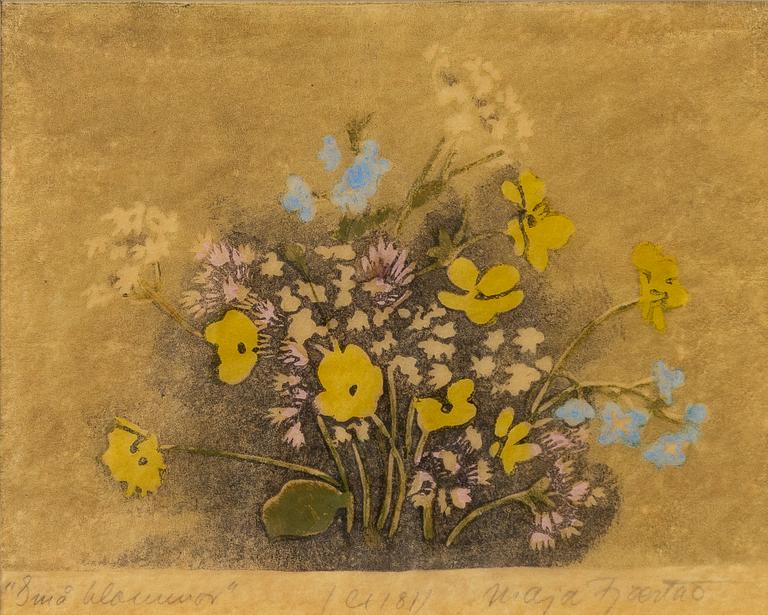 Maja Fjaestad, "Små blommor".