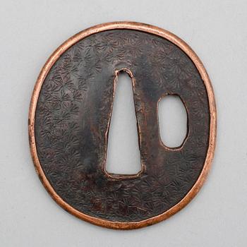 TSUBA, brons, Japan, 1300-/1600-tal.