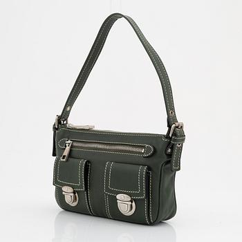 Marc Jacobs, a green leather 'New Cammie' handbag.