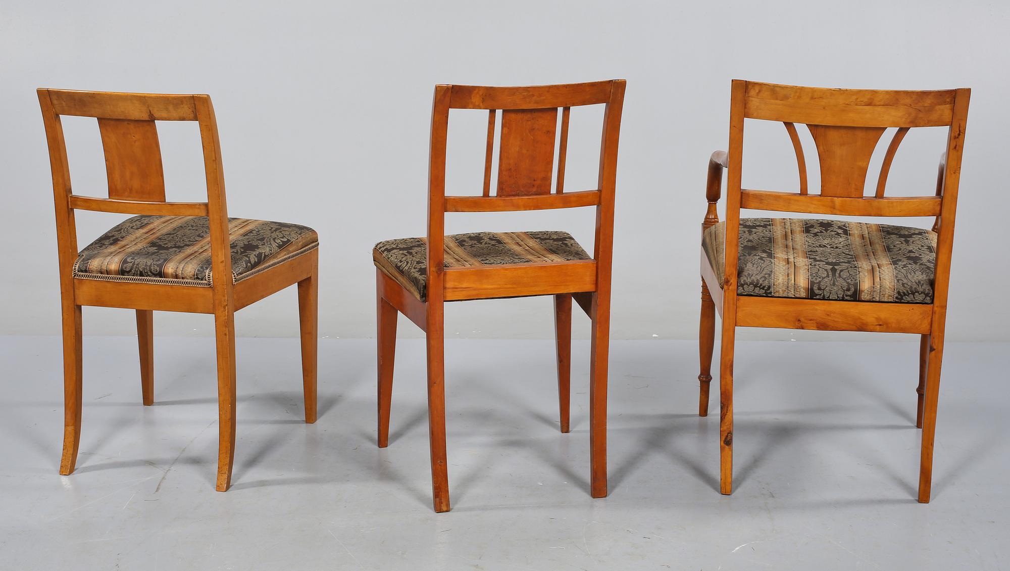 STOLAR, 5+ 2+ 1 st, Karl Johan, 1800-talets första hälft/ mitt.