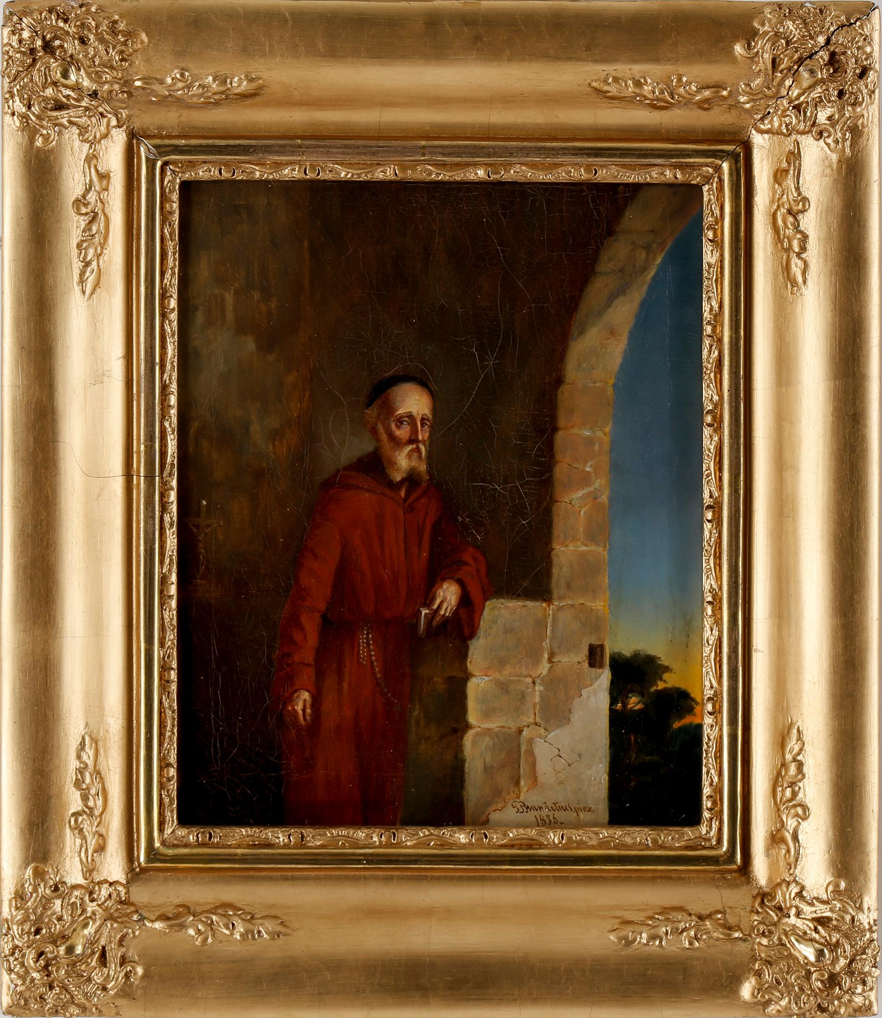 GUSTAF BRANDELIUS, olja på duk, signerad och daterad 1856.