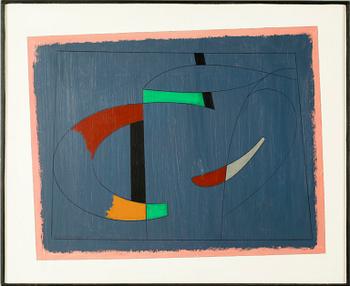 ALBERT JOHANSSON, olja på pannå, signerad, 1987/88.