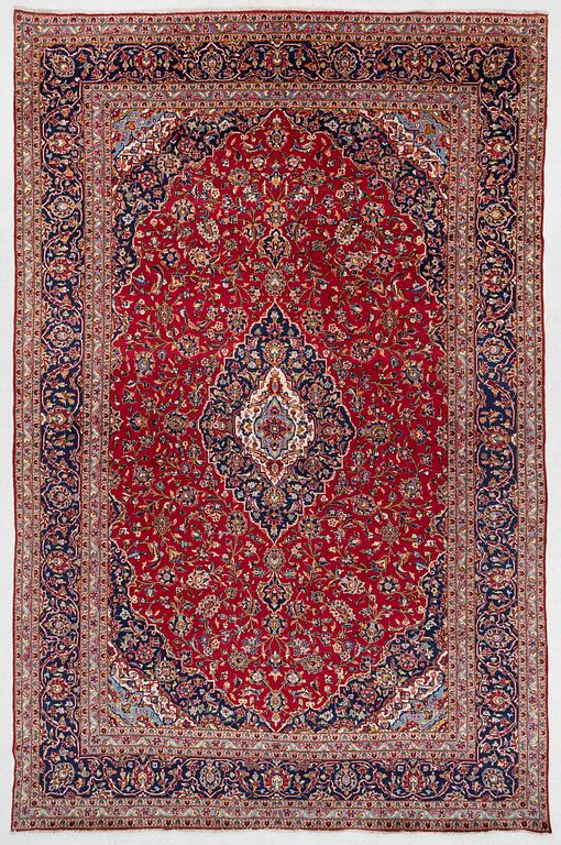 Rug, Keshan, approx. 345 x 295 cm.