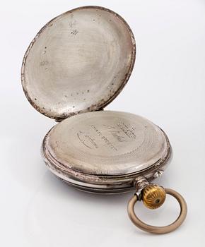 FICKUR, silver, omkring år 1900.