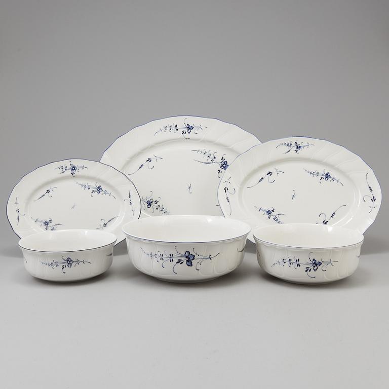 A 88 piece dinner service 'Vieux Luxembourg' and 'Vilbofour', by Villeroy & Boch.
