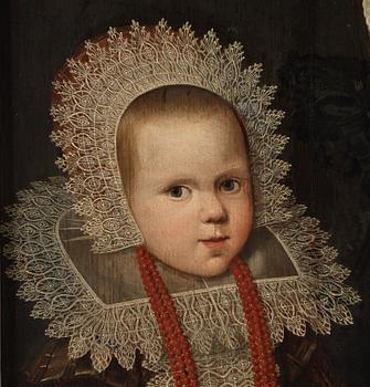 Wybrand Simonsz. de Geest, Portrait of a woman and her child.