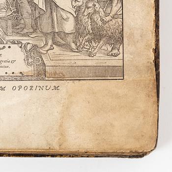 Andra och bästa upplagan av Vesalius’ anatomiska praktverk, 1555.