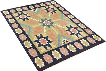 Erik Lundberg, a flat weave carpet, c. 240 x 173 cm.