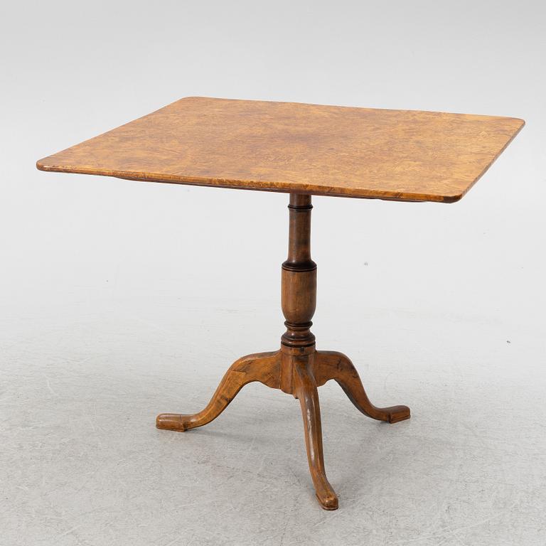 Fällbord, omkring år 1800.