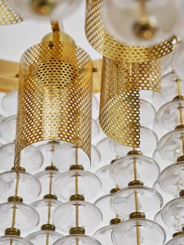 Hans-Agne Jakobsson, an "Estrella" ceiling lamp model "T 580", Hans-Agne Jakobsson AB, Markaryd, 1960s-70s.