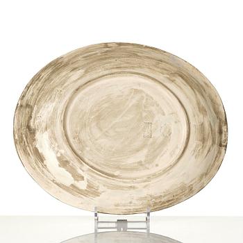 Pablo Picasso, a "Poisson" (see A.R. 166-171) faience dish, Madoura, Vallauris, France, post 1952.