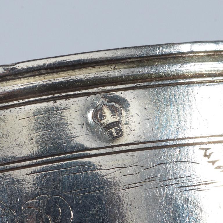 TUMLARE, otydlig mästarstämpel, Augsburg 1712-1715.