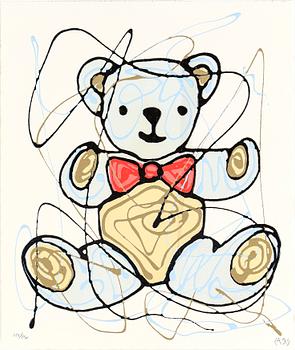 LARS TUNEBO, mapp med 6 st handkolorerade serigrafier, signerade och numrerad 121/250.