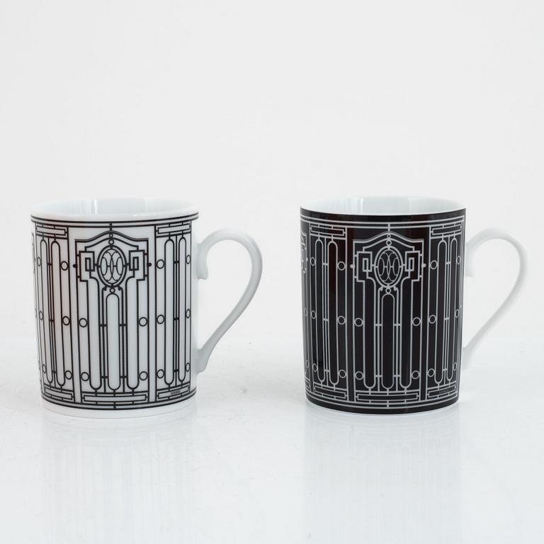 Hermès, muggar, 2 st, "H Deco Mug".